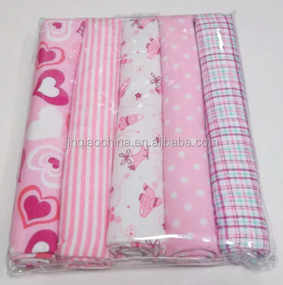 Wholesale 6 Muslin 70*70CM Squares 100% Cotton Printing Double Layers Gauze Cloth Baby Diaper