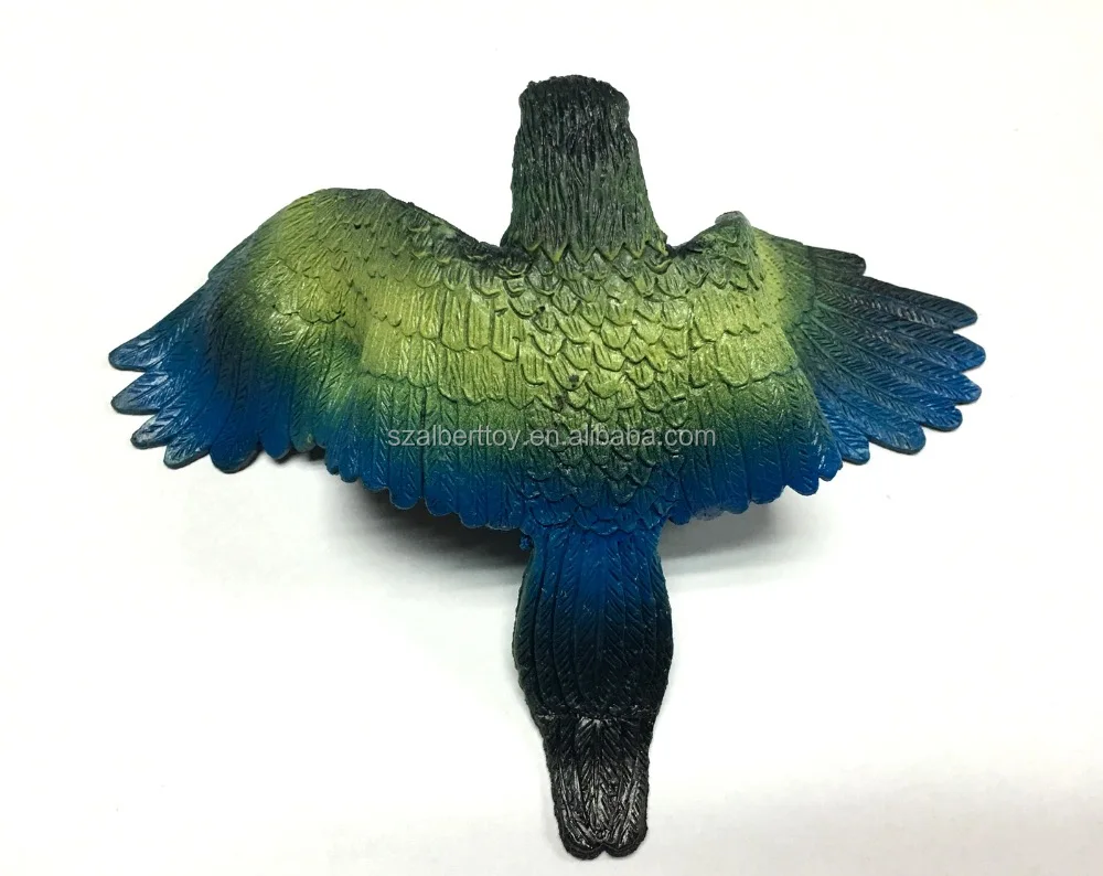 squishy stuffed animals plastic life like parrot tpr toys