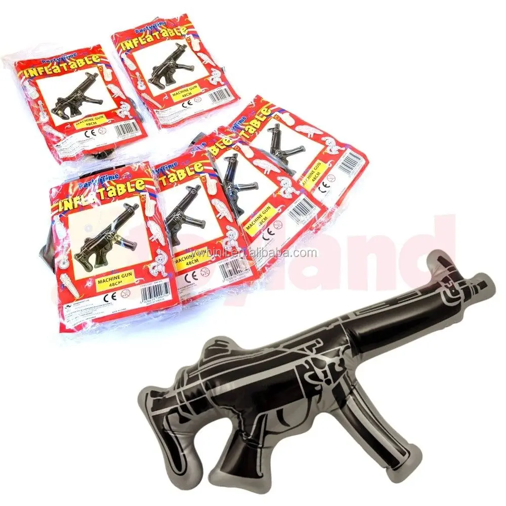 Promotional toy inflatable machine Gun / Military Rifles fancy dress accessory