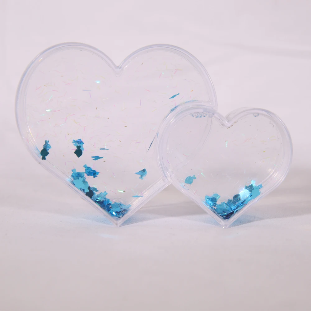 acrylic photo frame with glitter  Acrylic magnet photo frame snow globe picture frame