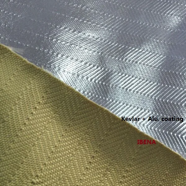 Para aramid woven and knitted fabric / Aramid fabric / Aluminum coated aramid fabric