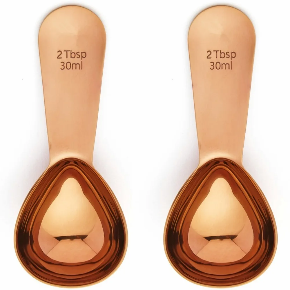 High Quality Stainless Steel Measuring Coffee Scoops Set of 2