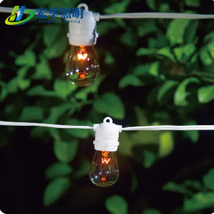 hot sale S14 G45 Glass Globe Lights E26 E27 String Connectable Festoon Outdoor Light