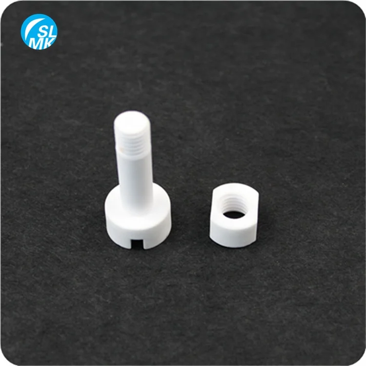 High temperature resistance M10 industrial ceramic bolt alumina ceramic screw and nut