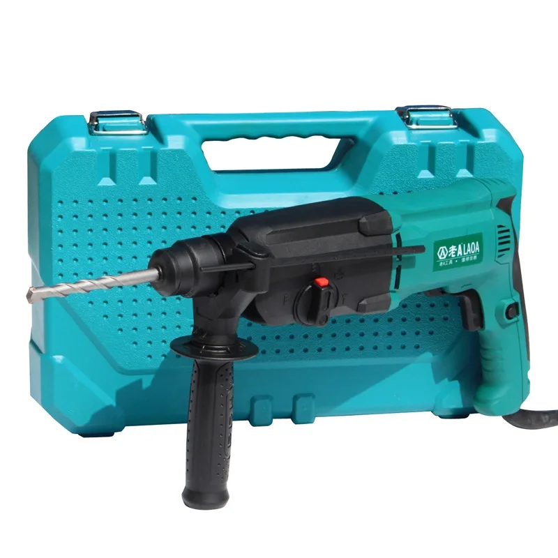 LAOA triple-purpose labor-saved 1000r/min high quality electric hammer light keyless electric impact drill