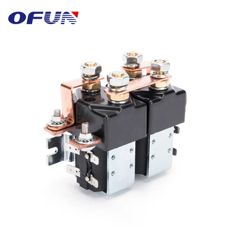 OFUN High Quality 24V 48V 200A Dc Magnetic Contactor