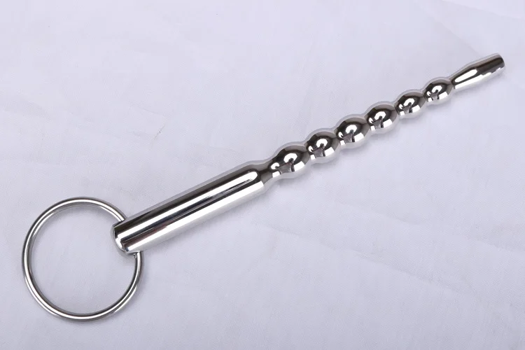 
Horse eye irritation male masturbation blocking the urethra rod pull beads catheterization dilator comrades penis plug 