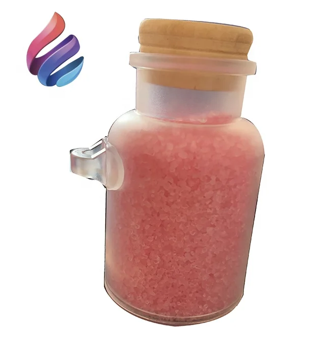 Розовые соли для ванны 300 мл 400 мл пластиковая бутылка