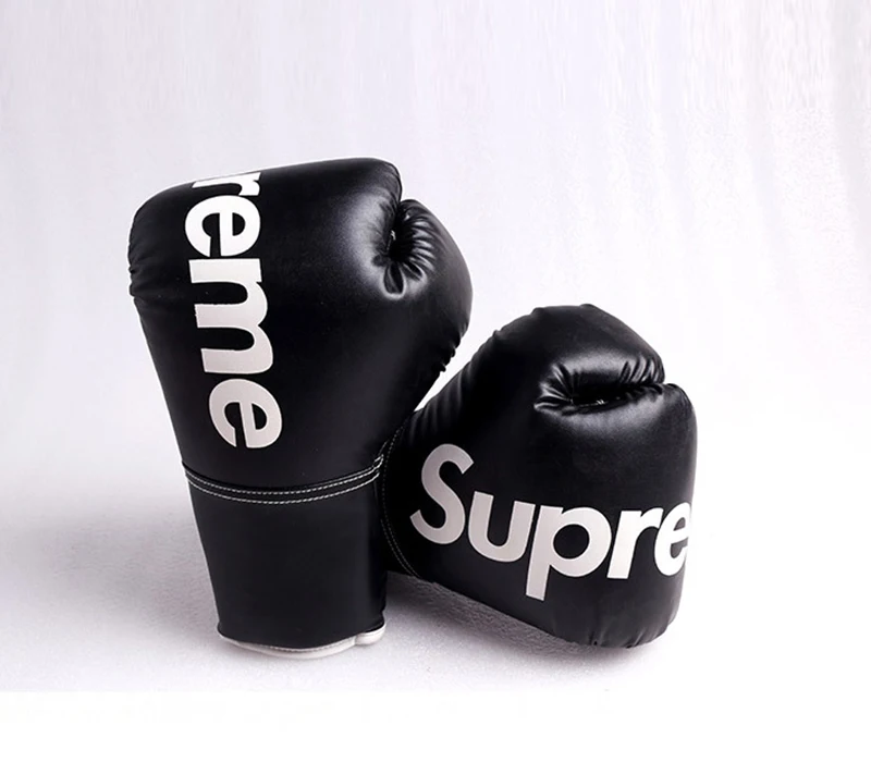 factory custom professional lace-up boxing gloves