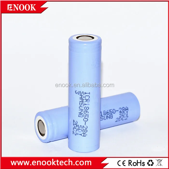 100% оригинал! 18650Samsung28a 2800 мАч литиевая батарея samsung 18650-28a rechangeable батарея для пара mod