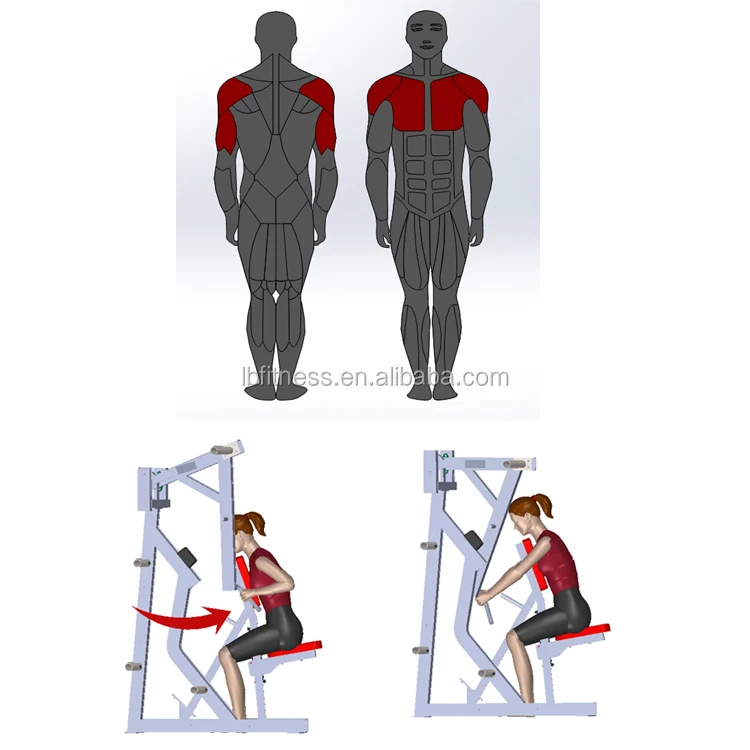 hammer gym equipment iso-lateral low row machine strength equipment fitness equipment