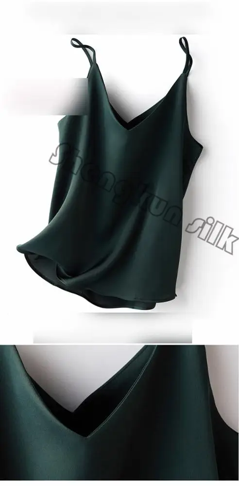 
Republic Sexy Silk Camisole Tops for Women Assorted Color Sizes XS S M L XL pyjamas nuisette sexy 