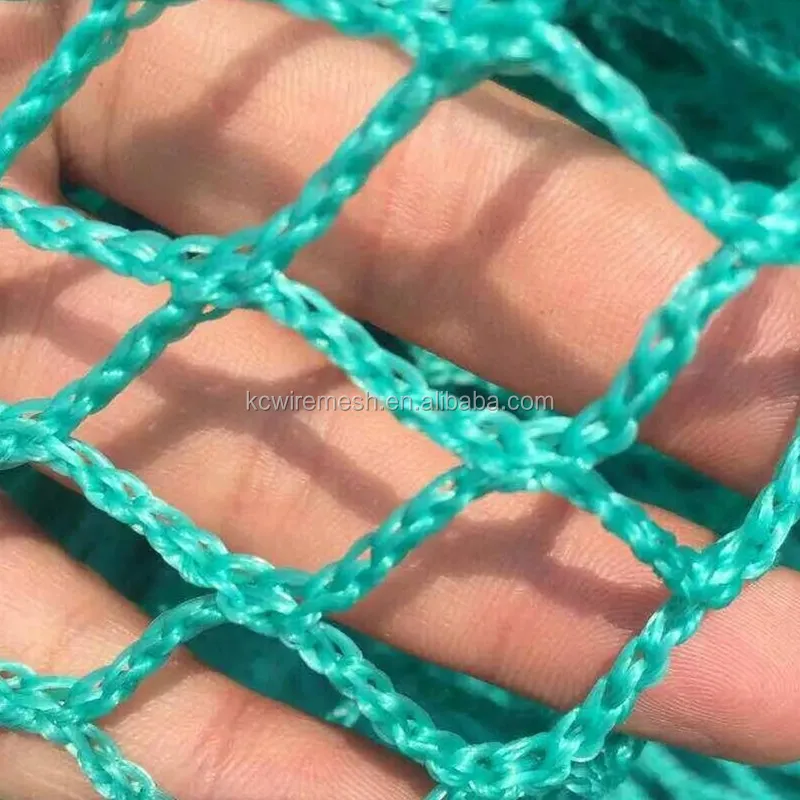 Factory!!!!! Best choose!!!! KangChen Polyester Raschel Knotless Sports Football Net ,Construction Safty Net