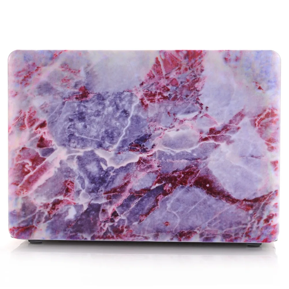 For Macbook air pro 13 marble case wood laptop case cover