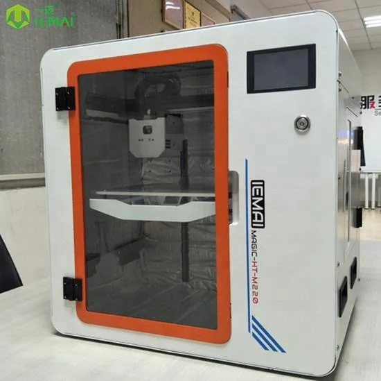  Последний PEI PEEK 3D принтер машина принимает высокотемпературную камеру и 450 градусов Цельсия экструдер сопло 