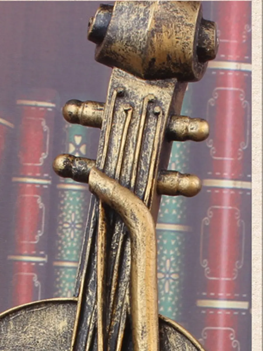 
The Best China resin crafts and arts set Violin instrument decoration 