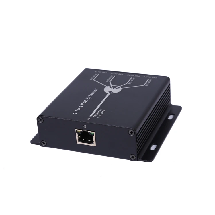 
CCTV accessories PoE repeater 10/100M 4 port PoE extender HY-E4-POE 