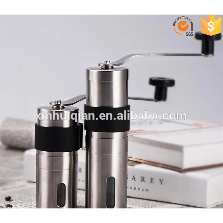 Factory supply Home use manual coffee mill mini stainless steel coffee grinder