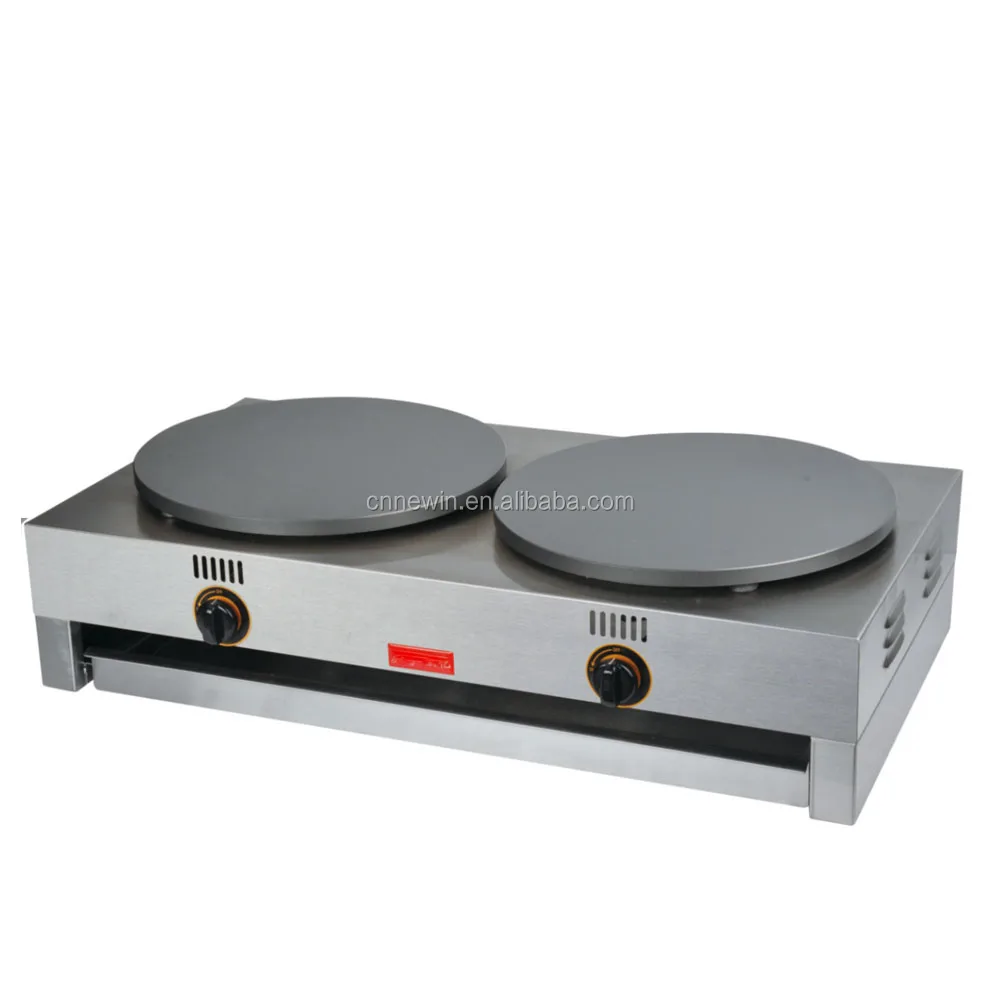 Crepe Maker Gas Commercial Double