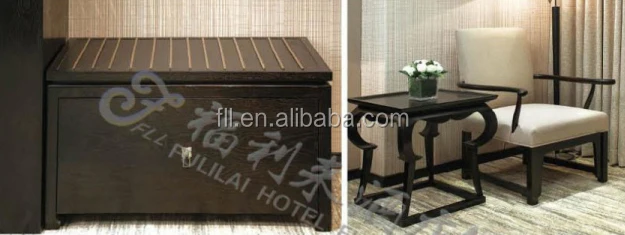 Foshan modern design hotel bedroom furniture set (FLL-N005)