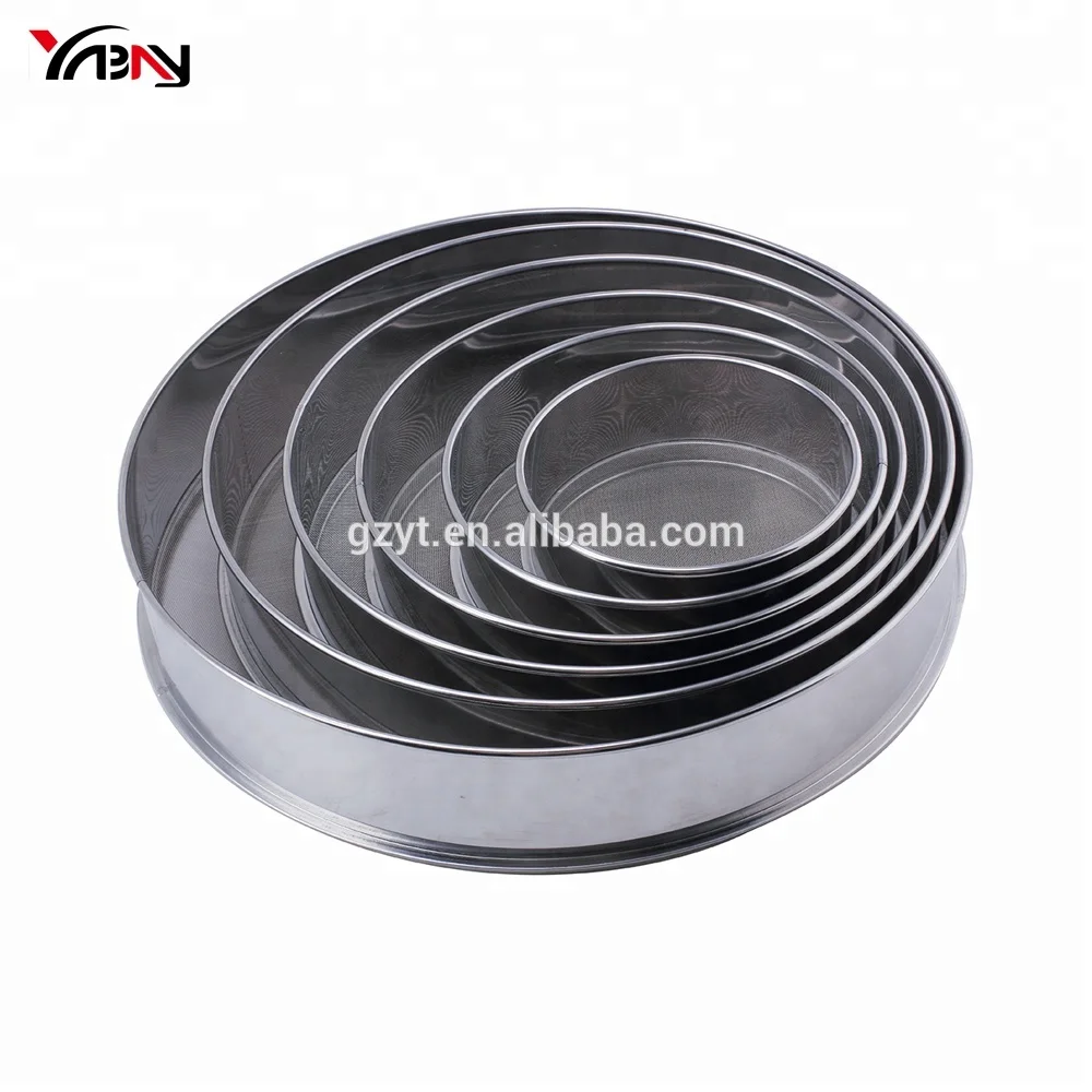 Multi-function utensils Metal Sieve Round Mesh Strainer Flour Kitchen Sifter Sieve