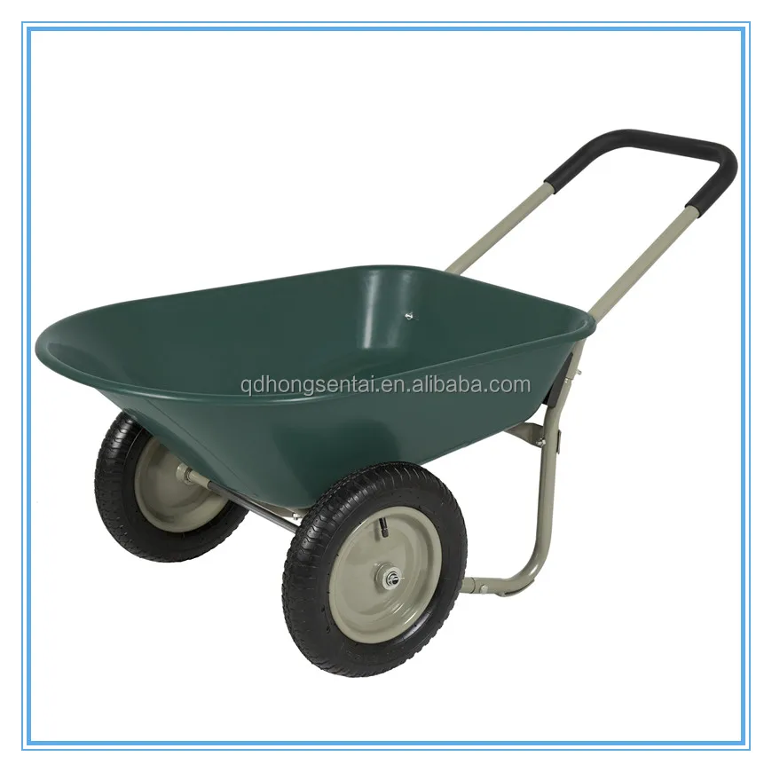 Двухколесная Тяжелая алюминиевая и оцинкованная ручная тачка