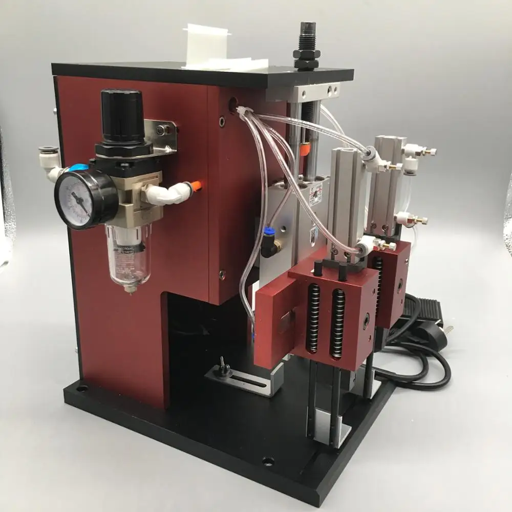 Booster pneumatic tag pin making machine
