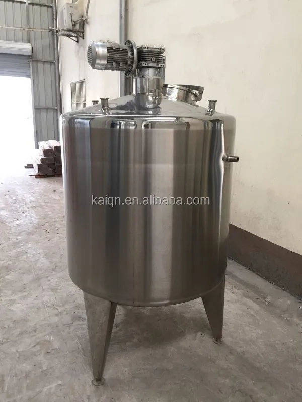 200 to 20000L liter stainless steel tank with mixer