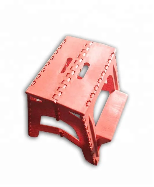 Plastic 2 in 1 dual purpose Step ladder folding 2 step stool