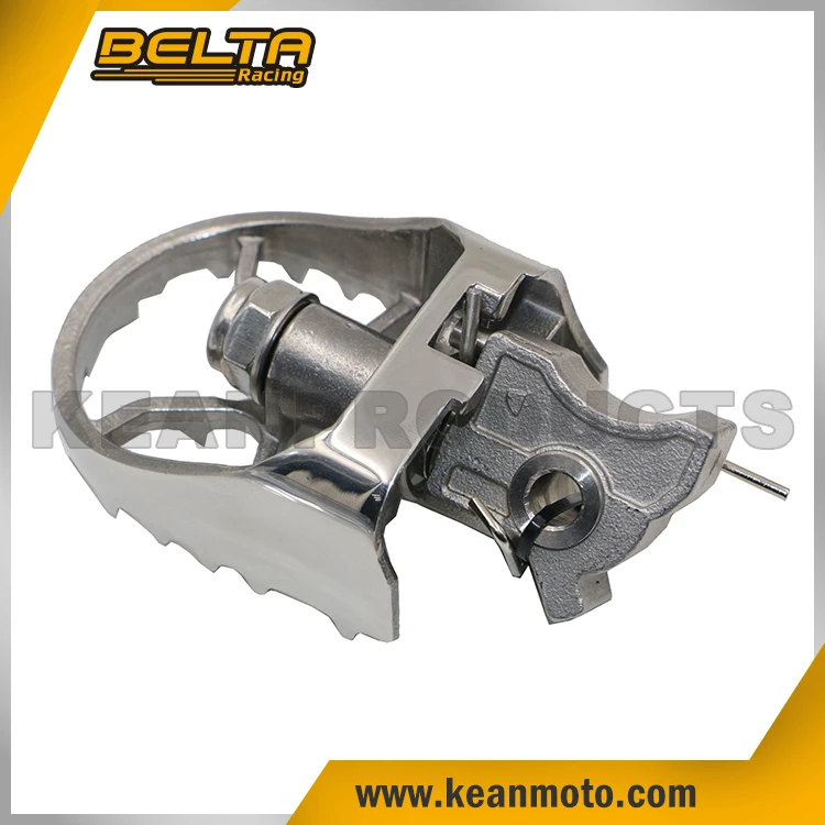 
Motorcycle Dirt Bike Sliver Adjustable Racing Foot Pegs Pedals Rear Footrest Fit For BMW R1200GS/ADV/F800/700/650GS KCP-S 0201 