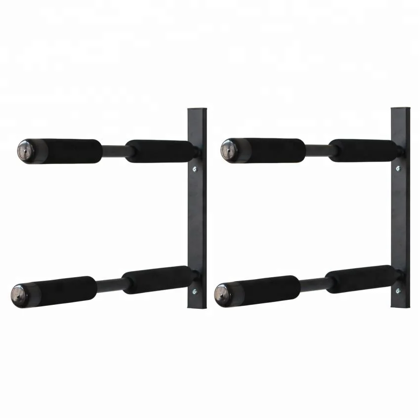 OEM Steel Two layers Simple Installation Sup Surfboard Longboard Wall Storage Rack