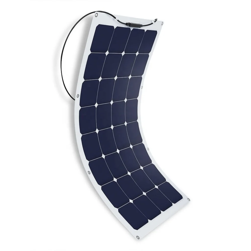 Wholesale semi flexible solar panel for caravan, boat and yacht 50w , 60w, 100w, 120w, 130w, 150w