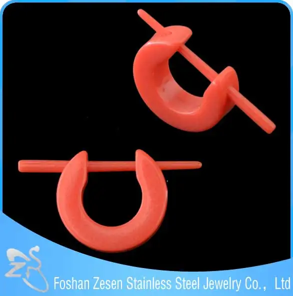 Wholesale Nipple Stretching Jewelry Piercing Glitter Seashell Nipple Rings