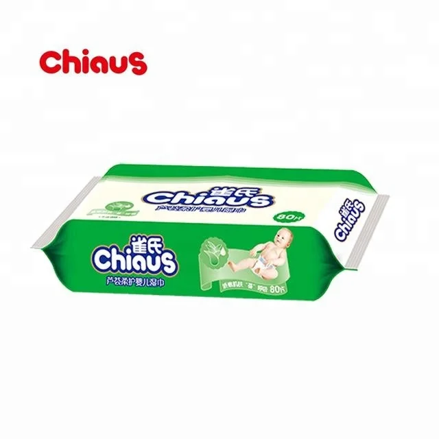 Soft wet napkin and skin use breathable organic baby wet tissues in China