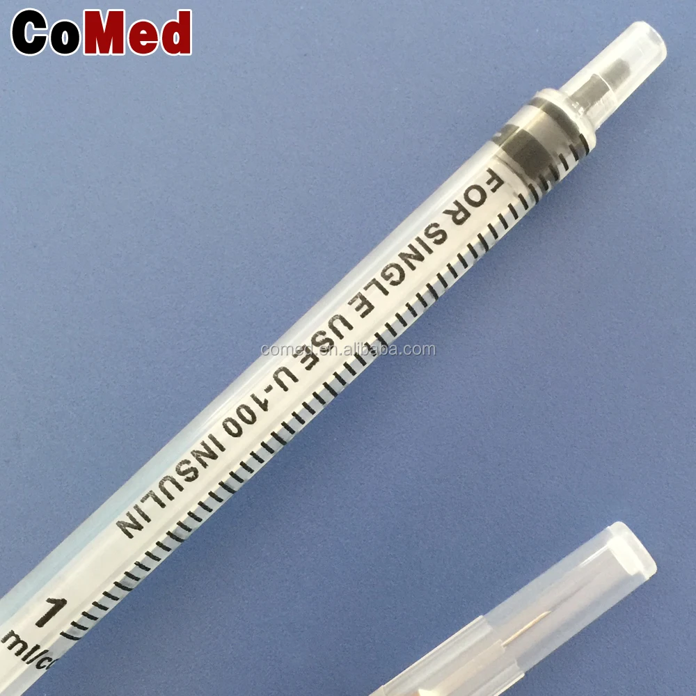 Disposable U-100/U-40 Insulin syringe 1ml