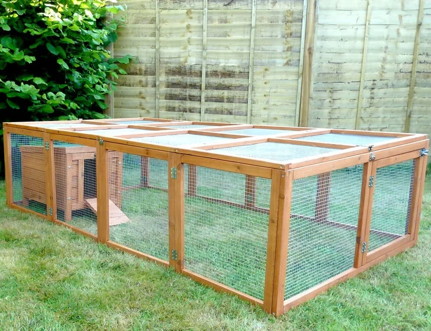 Cheap box shape rabbit hutch wooden rabbit cages bunny house