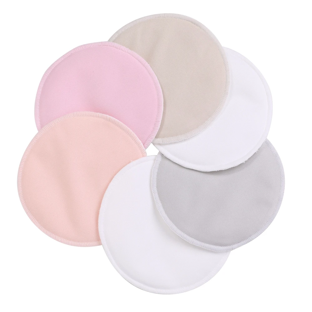 
Low price washable organic soild color bamboo ventilation nursing pads bra pads with laundry bag 
