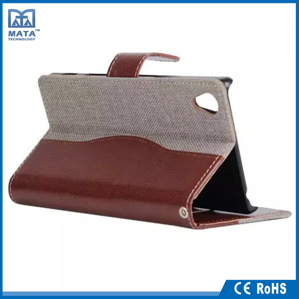 Custom Various Colors Stand Snap Leather Phone Case