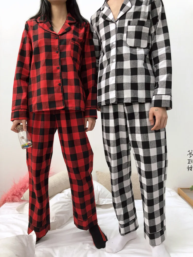 Wholesale Buffalo Plaid Adult Christmas Pajamas