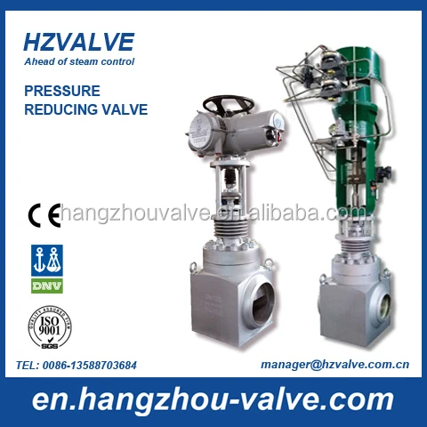 High pressure steam pressure reducing valve