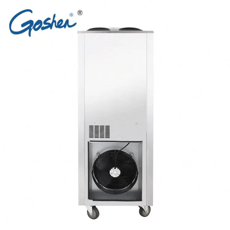 3 Flavors Soft Ice Cream Machine / Commercial Soft Serve Ice Cream Making Machine