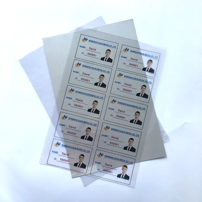 Inkjet printable card non-lamination PVC sheets For Id card white card inkjet dragon sheets 0.78mm a4