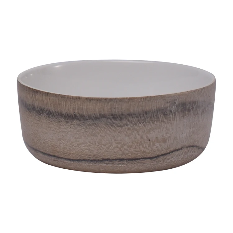 Rustic style custom decal restaurant hotel used home goods factory price porcelain dinnerware set