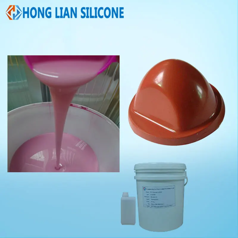 Red Pad Printing Silicone Rubber 2 Component Liquid Silicon DIY Rubber Material for Printing Pad Making