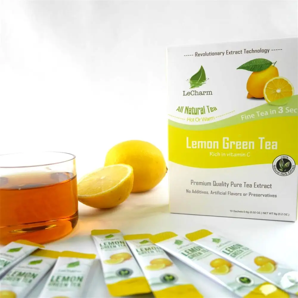 
Plant Extraction Lemon Slimming Green Tea Fruit Lemon Tea 