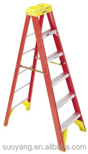 2017 new design Werner Fiberglass Step ladders and Fibreglass Extension Ladders