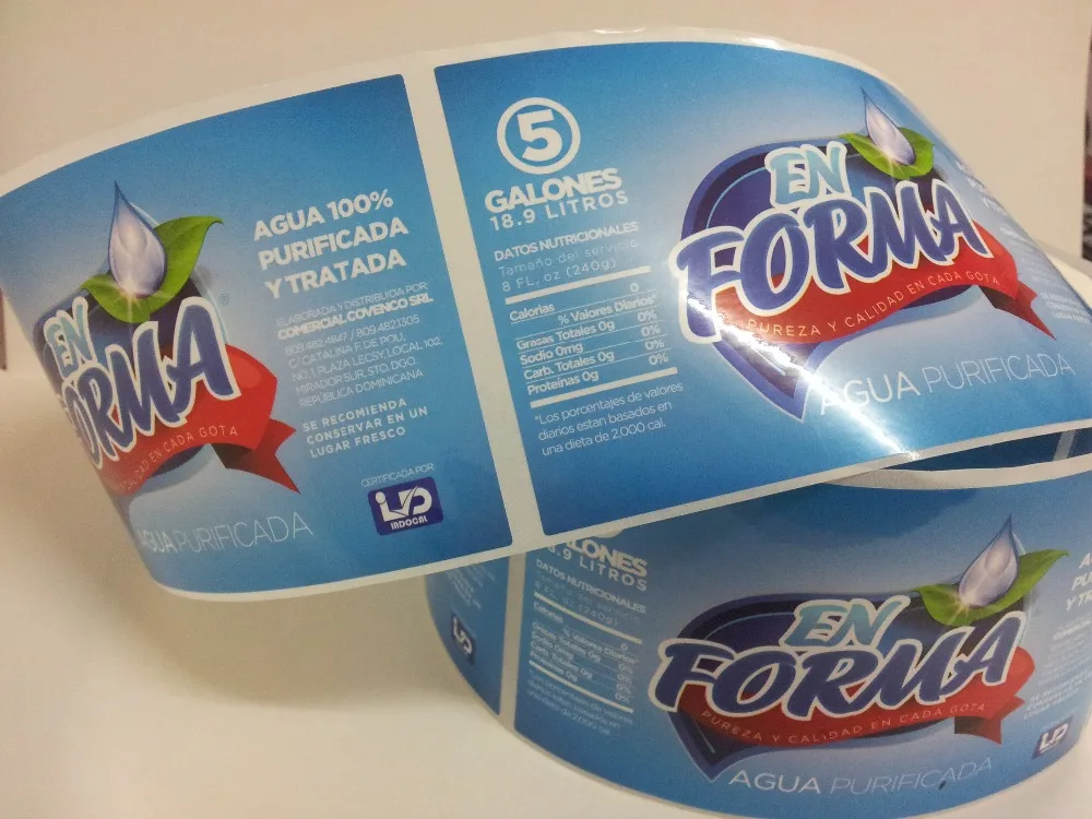 76mm vinyl core vinyl/pvc/BOPP waterproof permanent adhesive roll label sticker