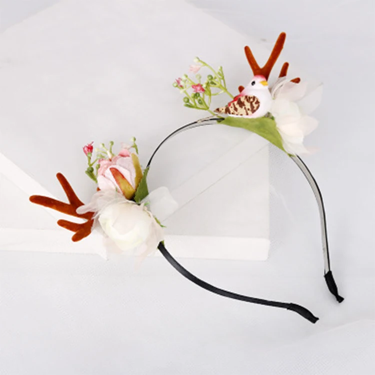 Child Head Buckle Headband Cartoon Christmas Headdress Snowman Party Christmas Headband