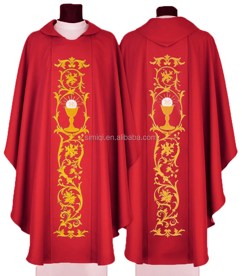 High quality tapstry overlay orphery embroidery stole chasuble