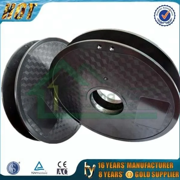 sample free black transparent empty plastic spool 1kg for 3d printer filament